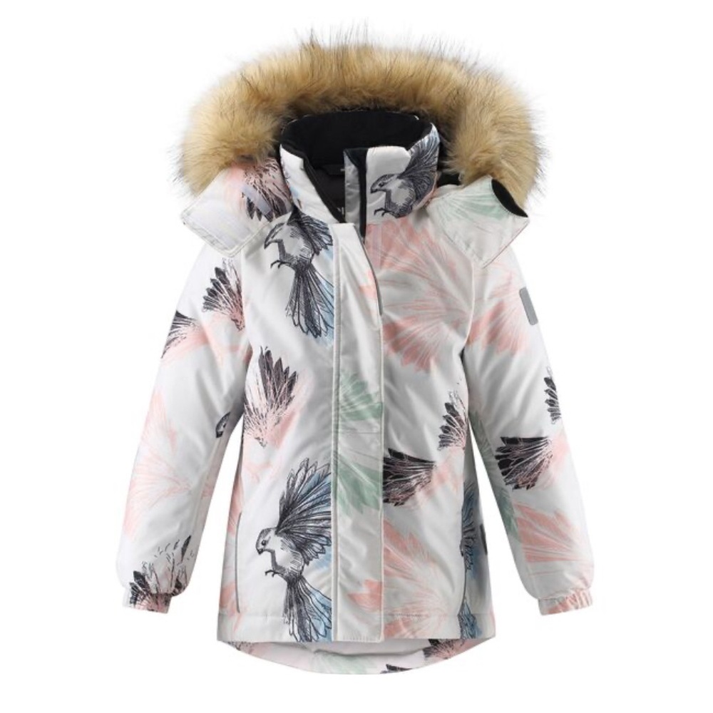 Kiela Reimatec Winter Jacket with Bird Print Size 9Y, Size 134